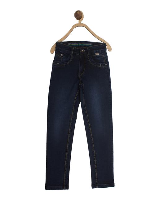 dark blue denim washed jeans - 14951646 - Very Small Image - 1
