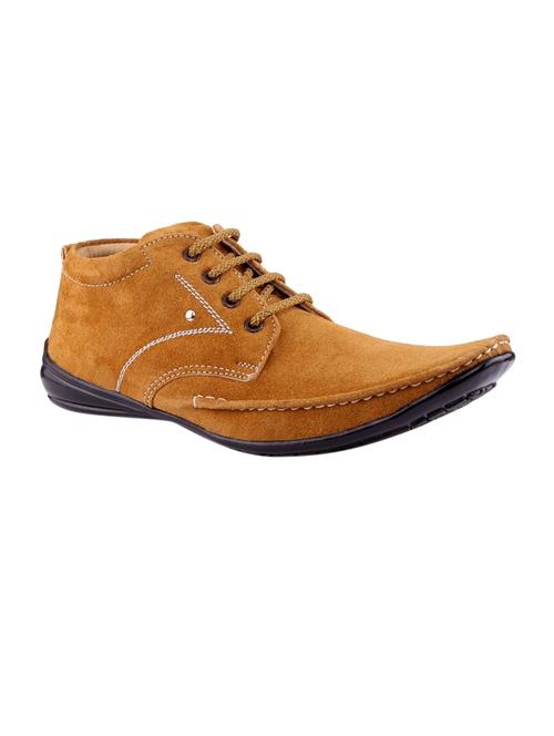 tan suede lace-up derby - 14953276 - Very Small Image - 1
