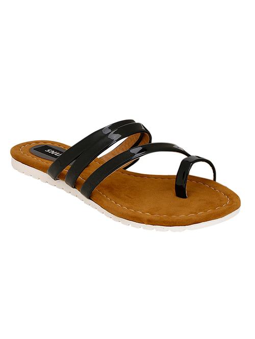 black one toe sandal - 14953310 - Very Small Image - 1