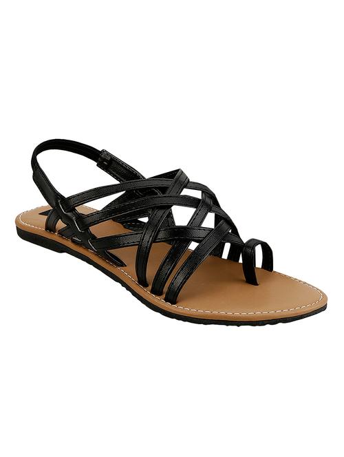 black back strap sandal - 14953315 - Very Small Image - 1