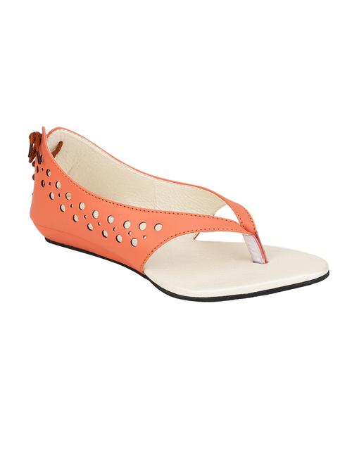 orange closed back sandals - 14953554 - Very Small Image - 1