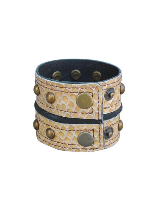 brown leather bracelet - 14953855 - Very Small Image - 1