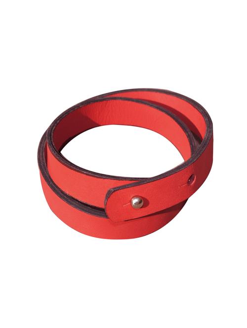 red leather bracelet - 14953874 - Very Small Image - 1