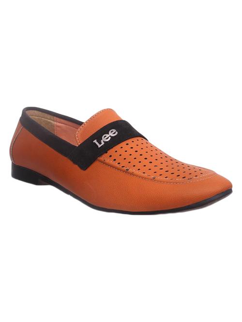 tan leatherette formal slip on - 14954494 - Very Small Image - 1