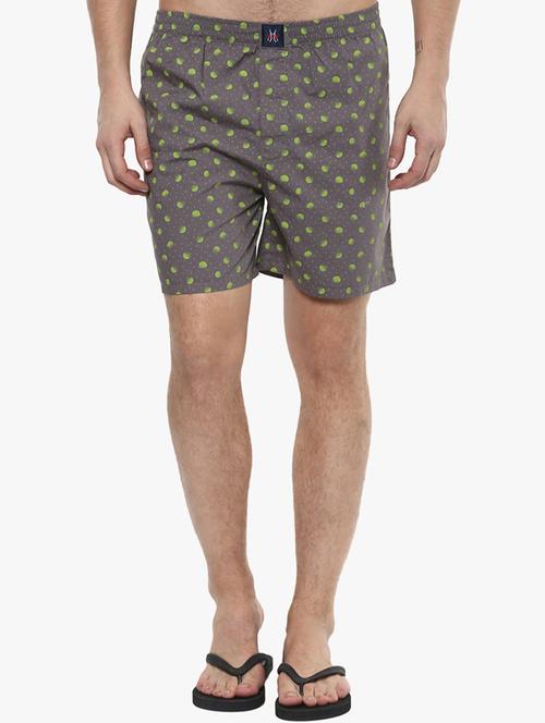 grey cotton boxers - 14955035 - Very Small Image - 1