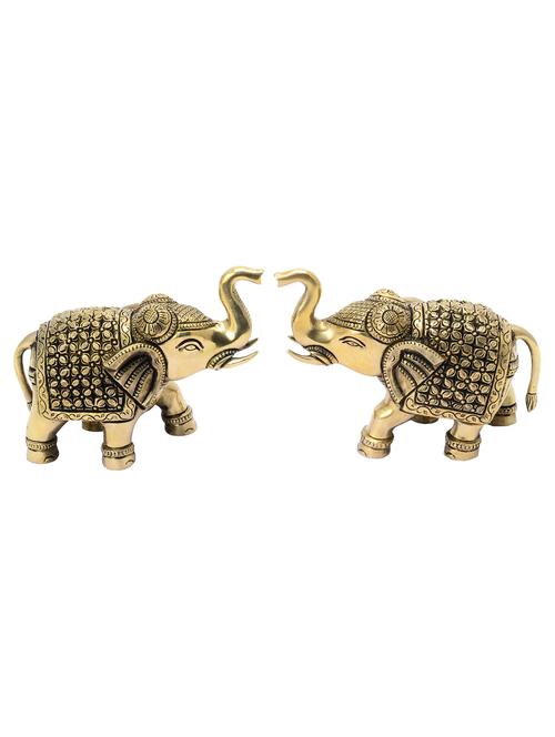 decorative elephant pair handicrafts product - 14955729 - Very Small Image - 1