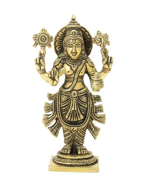 decorative statue of dhanvantri handicrafts product - 14955737 - Very Small Image - 1