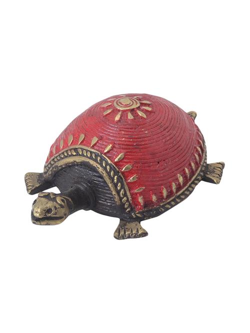 decorative brass color coting tortoise handicrafts product - 14955777 - Very Small Image - 1