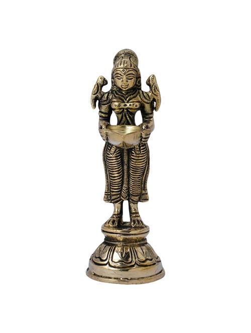 decorative brass sstatue of deep lady handicrafts product - 14955810 - Very Small Image - 1