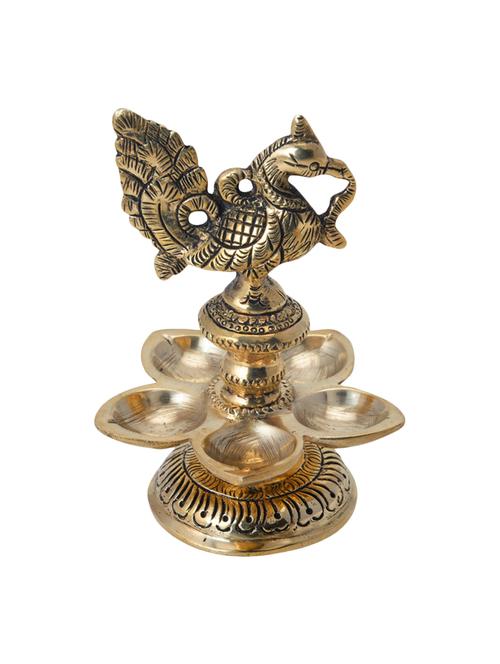 collectible peacock diya handicrafts product - 14955816 - Very Small Image - 1