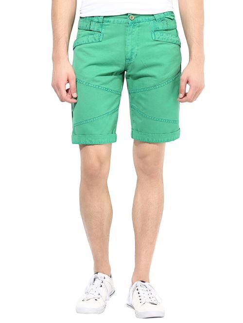 green cotton shorts - 14956788 - Very Small Image - 1