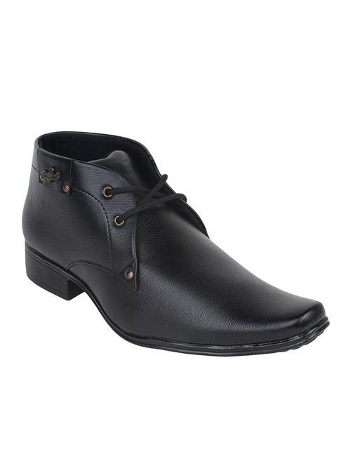 black leather formal derby - 14957150 - Very Small Image - 1