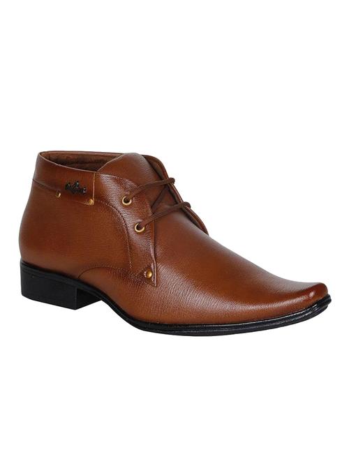 tan leather formal derby - 14957151 - Very Small Image - 1