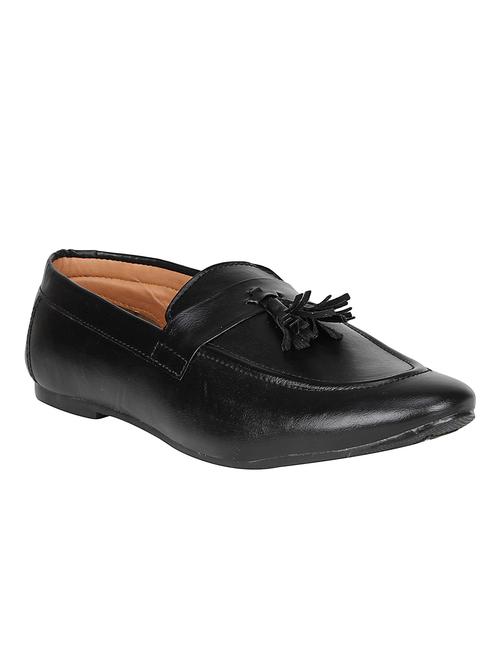 black leatherette tassel slip on - 14957190 - Very Small Image - 1