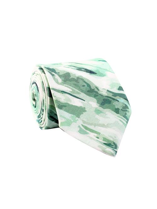 green silk tie - 14959482 - Very Small Image - 1