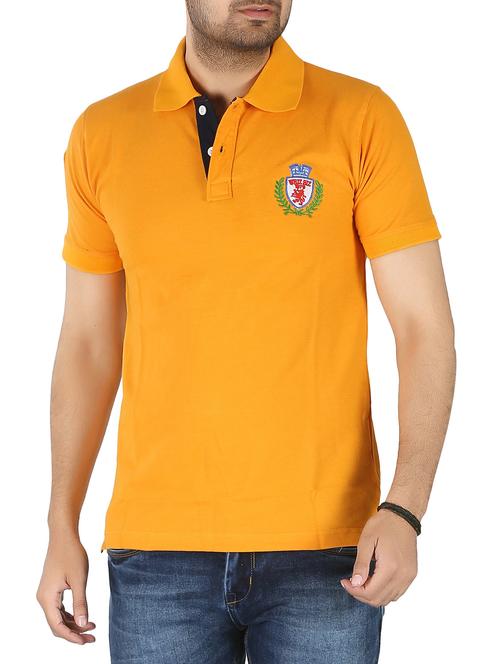 yellow cotton t-shirt - 14959693 - Very Small Image - 1
