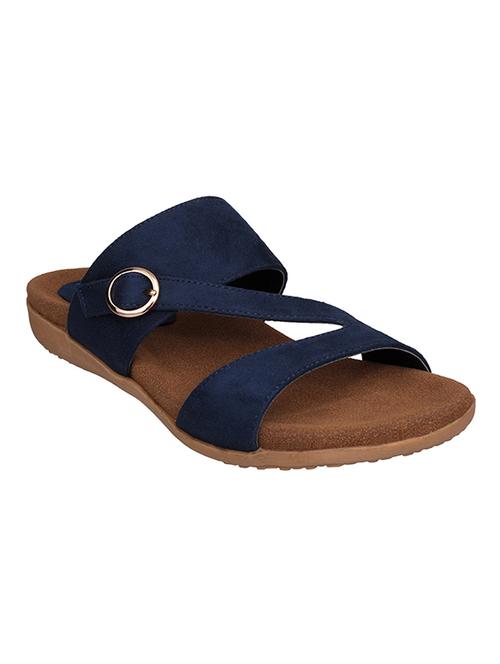 blue suede slip on sandals - 14960735 - Very Small Image - 1