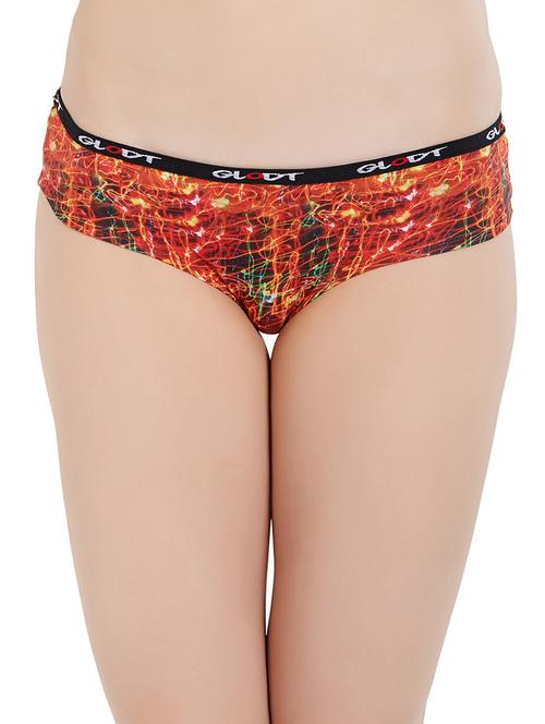 multicolored printed cotton hipster panty - 14961214 - Very Small Image - 1