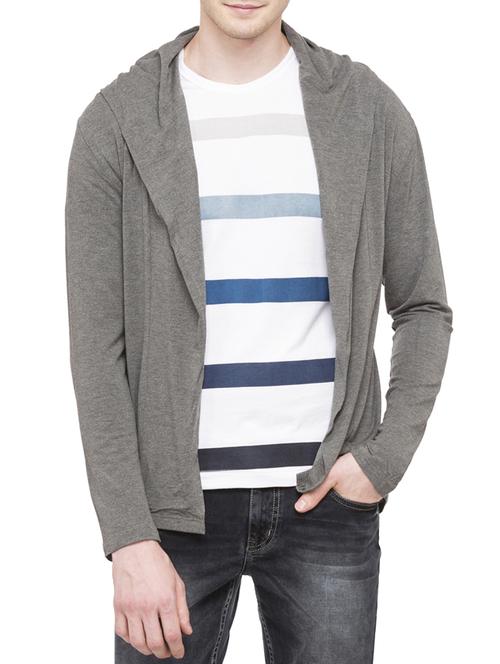 grey viscose shrug - 14961645 - Very Small Image - 1