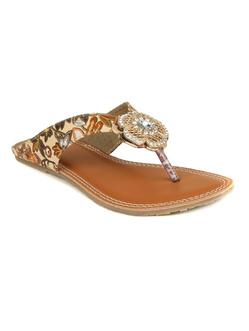beige toe separator sandal - 14962136 - Very Small Image - 1