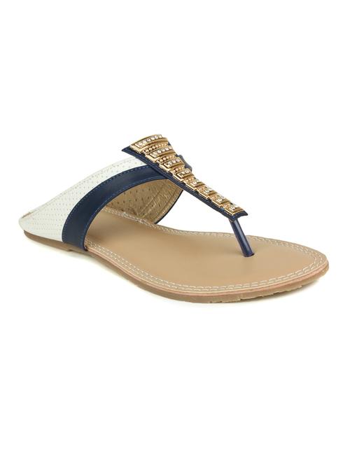 blue toe separator sandal - 14962147 - Very Small Image - 1