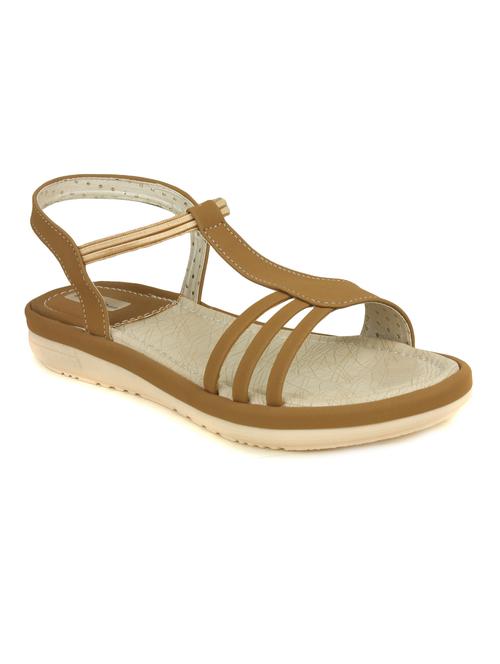 brown flat forms sandal - 14962155 - Very Small Image - 1