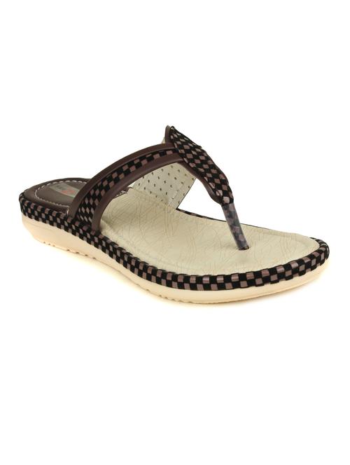 brown toe separator sandal - 14962156 - Very Small Image - 1