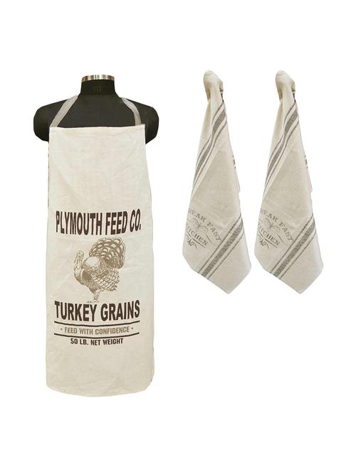 turkey grains kitchen linen set - 14962690 - Very Small Image - 1