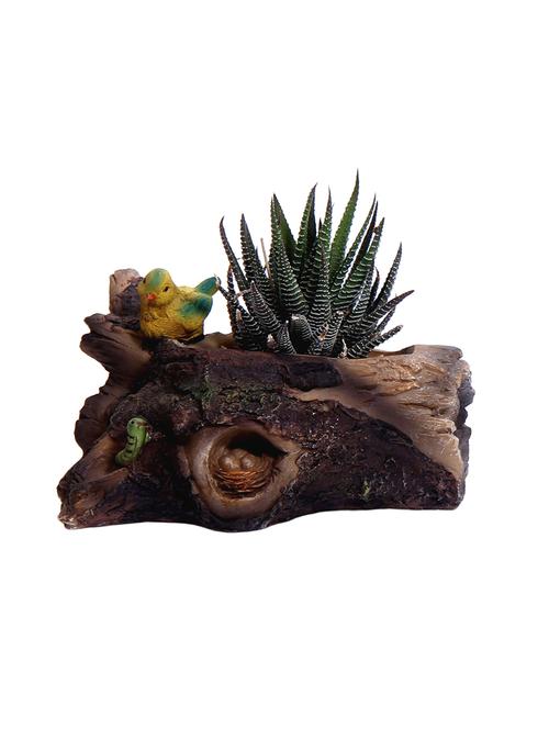 tree log style designer planter pot - 14963868 - Very Small Image - 1