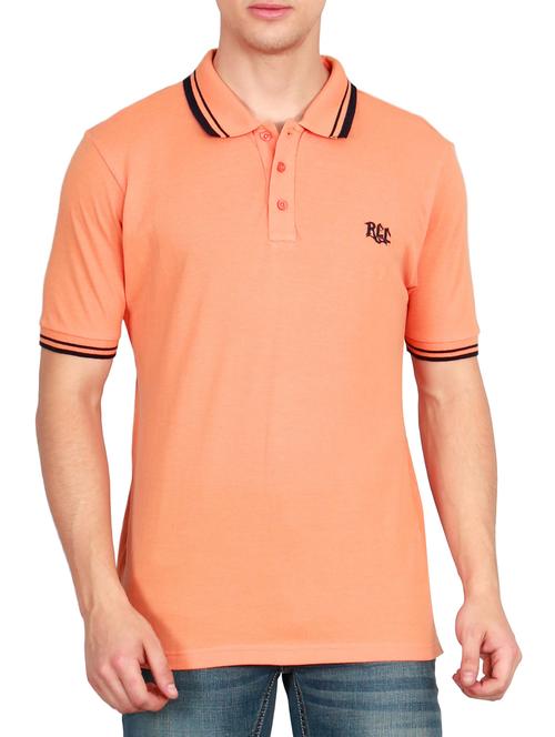 peach polyester t-shirt - 14964179 - Very Small Image - 1