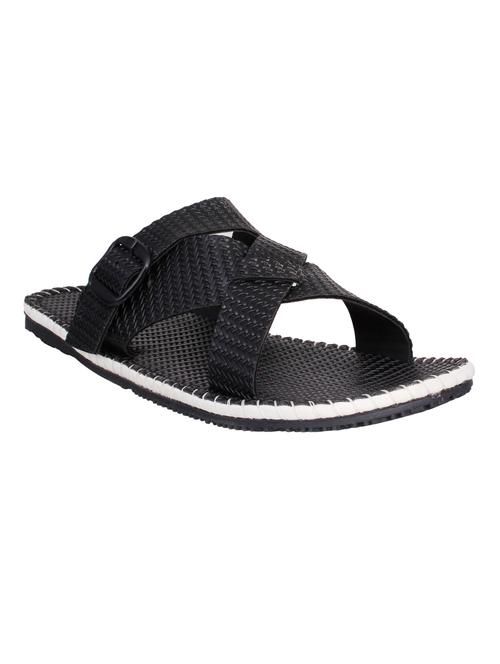 black leather slip on slipper - 14965125 - Very Small Image - 1
