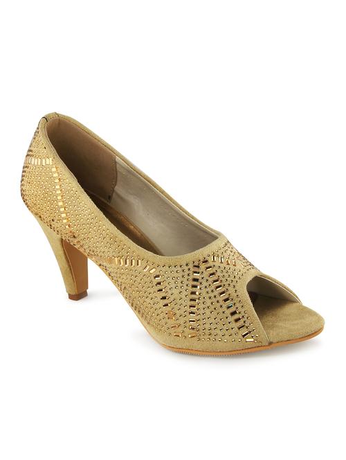 gold slip on sandal - 14966677 - Very Small Image - 1