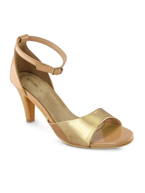 gold ankle strap sandal - 14966680 - Very Small Image - 1