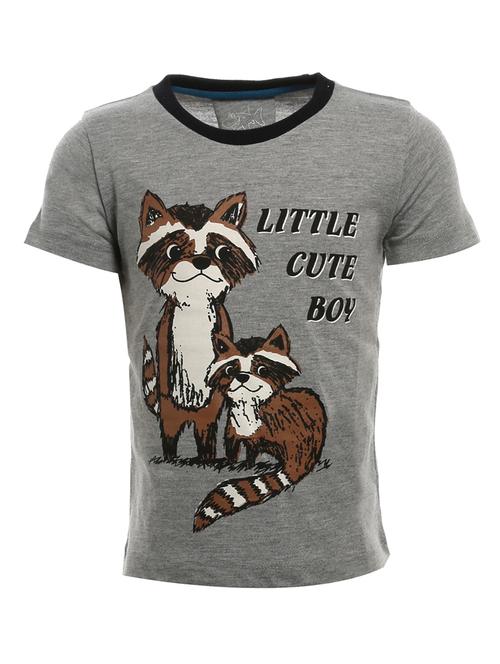 grey cotton tshirt - 14968172 - Very Small Image - 1