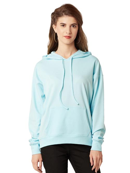 light blue cotton sweatshirt - 14970131 - Very Small Image - 1
