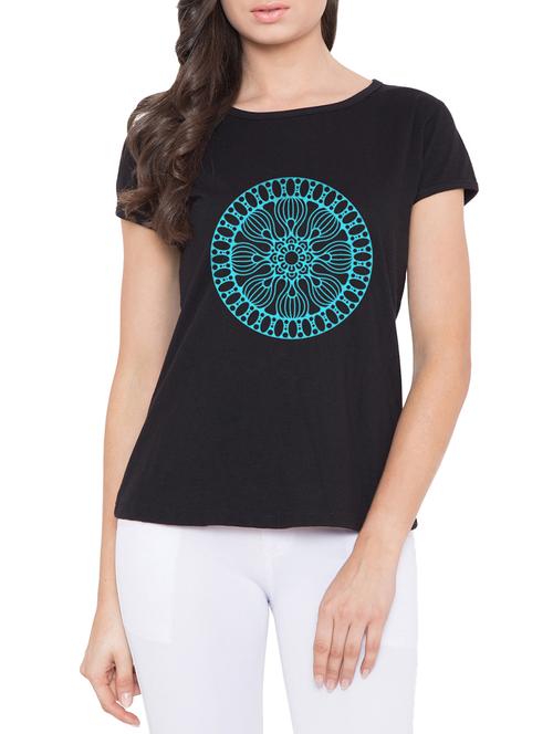 round neck graphic printed tee - 14971200 - Very Small Image - 1