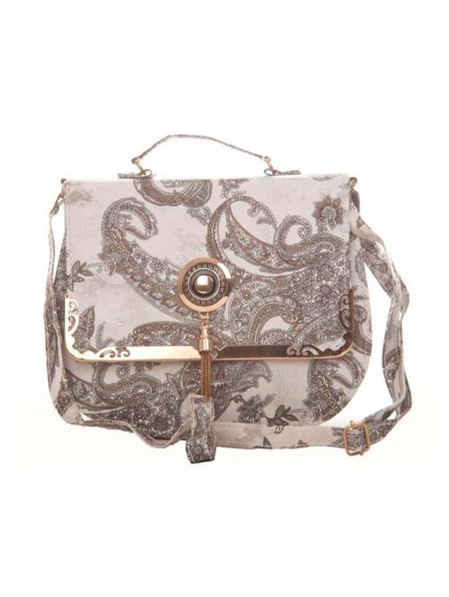 white leatherette (pu) sling bag - 14972345 - Very Small Image - 1