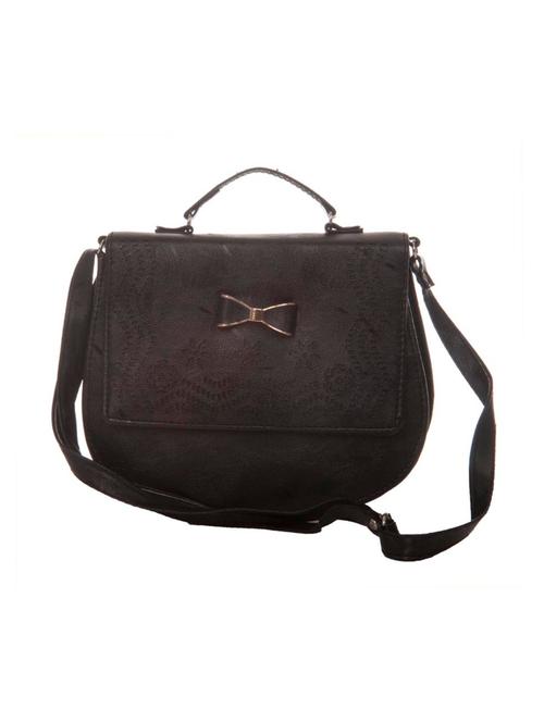 black leatherette (pu) sling bag - 14972352 - Very Small Image - 1