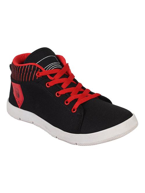 black canvas lace up sneaker - 14974843 - Very Small Image - 1