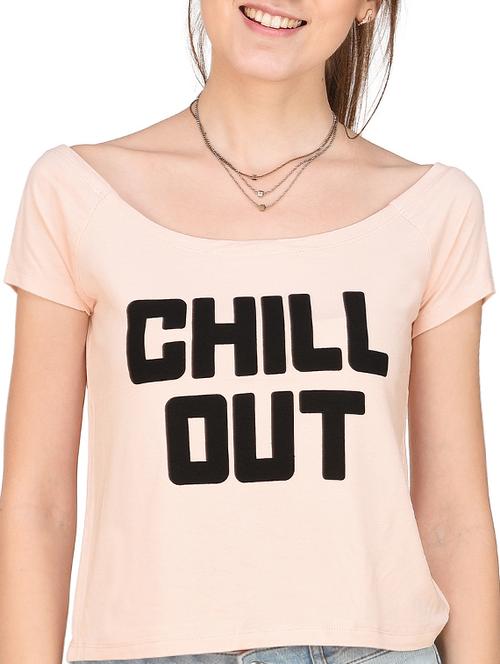 orange printed viscose top - 14979616 - Very Small Image - 1