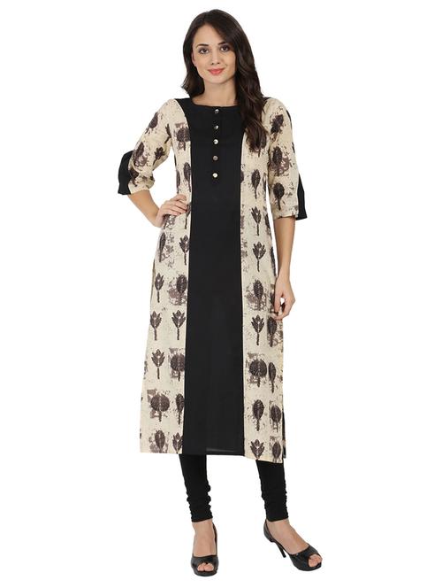 straight printed kurta - 14981135 - Very Small Image - 1