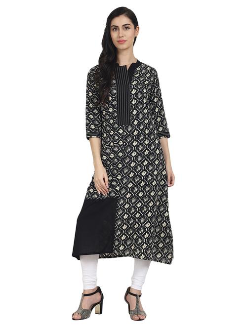 a-line printed kurta - 14981292 - Very Small Image - 1