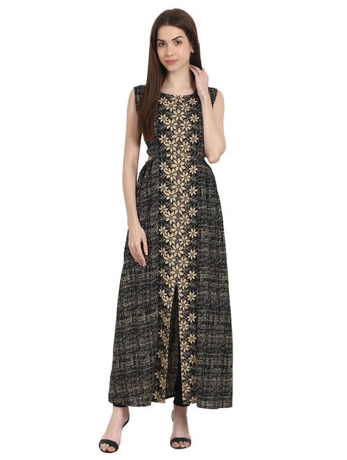 high slit side hole kurta - 14981335 - Very Small Image - 1