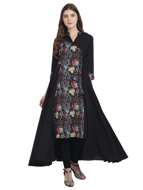layered floral kurta - 14981387 - Very Small Image - 1
