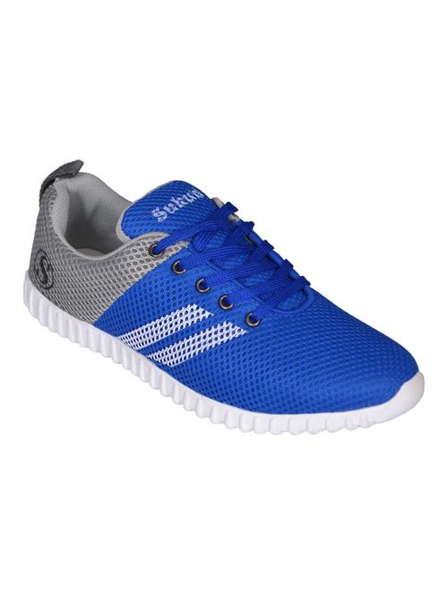 blue mesh lace up sneaker - 14981422 - Very Small Image - 1