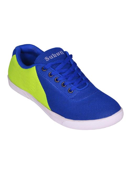 blue mesh lace up sneaker - 14981426 - Very Small Image - 1
