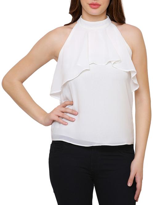 halter neck layered top - 14982780 - Very Small Image - 1