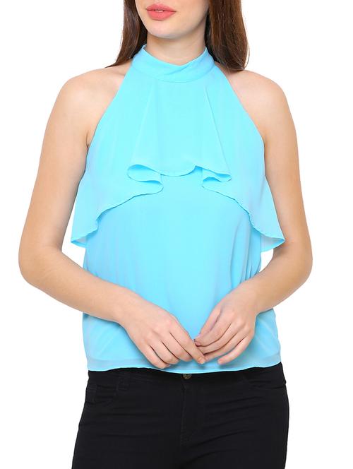 halter neck layered top - 14982783 - Very Small Image - 1