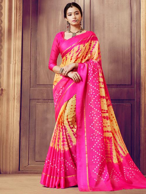 multi colored kora silk saree - 14983809 - Very Small Image - 1