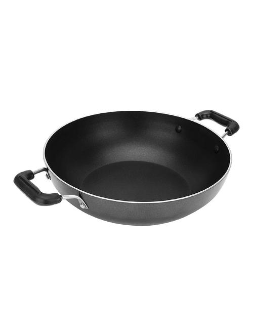 round base non-stick kadai with lid - 14985107 - Very Small Image - 1